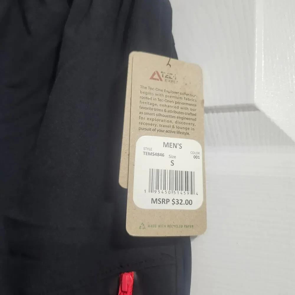 ❤️NWT❤️ Men's Performance Athletic Shorts - Black with Red Accent